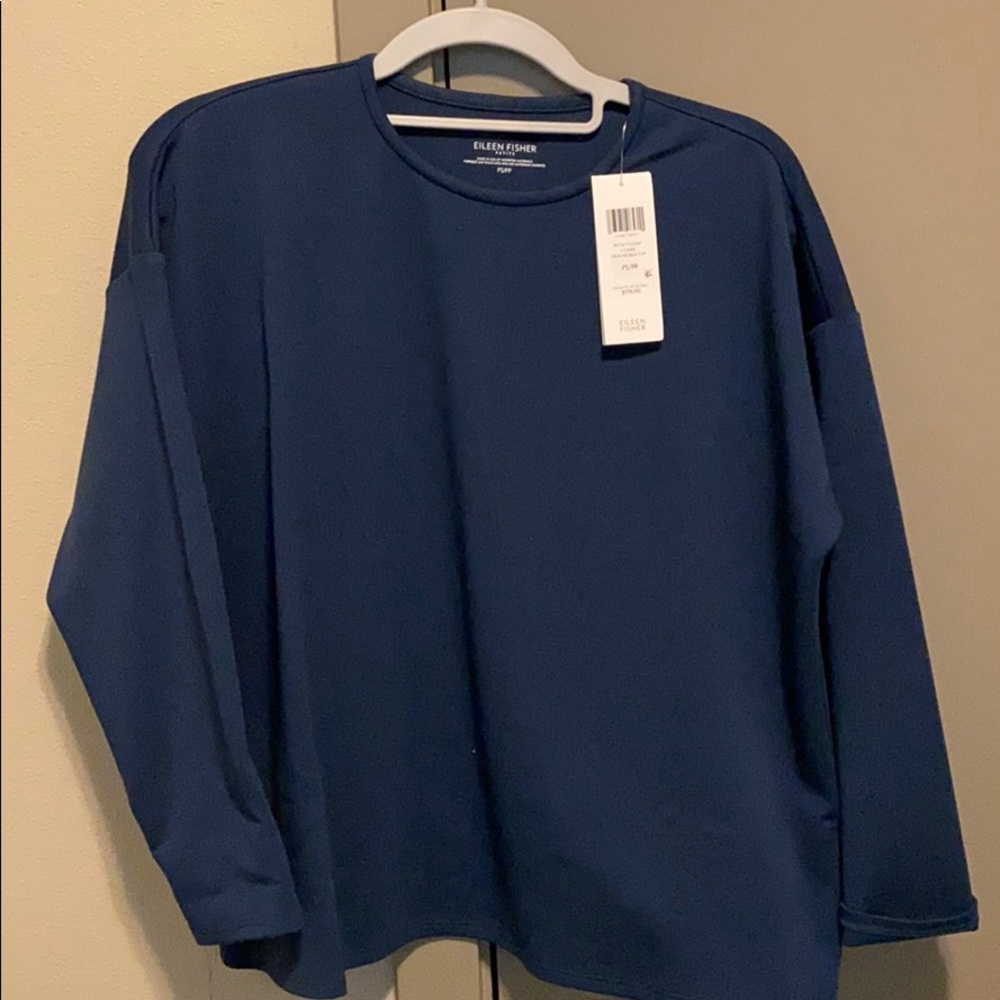 Eileen Fisher Crew Neck Box Top (PS/PP).